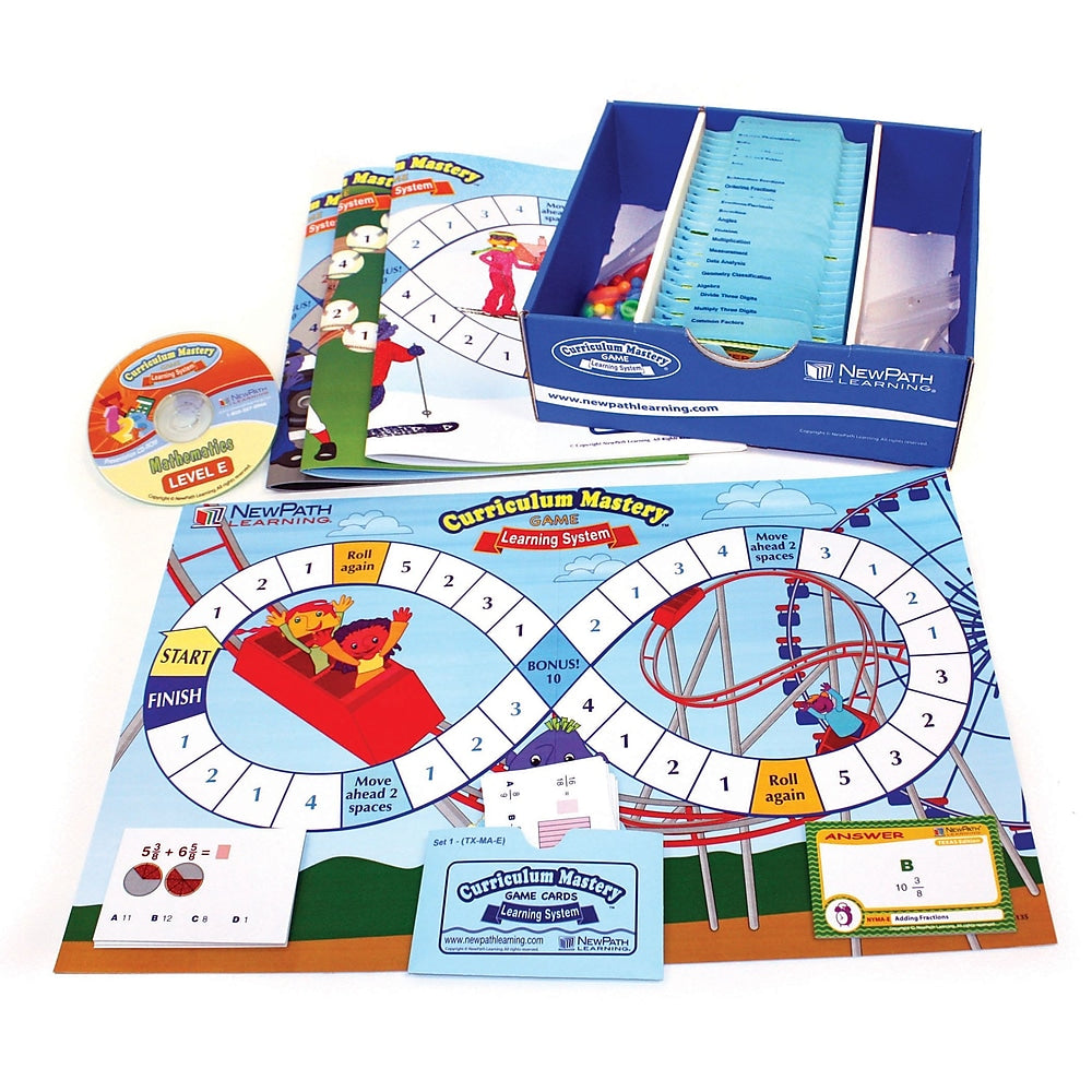 NewPath Learning Mastering Math Skills Games Classpack Grade 5