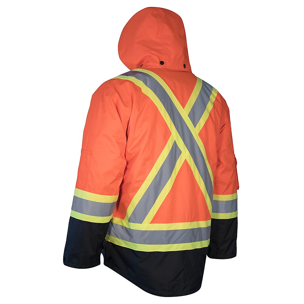 Forcefield Safety Parka Orange With Black Trim 4XL