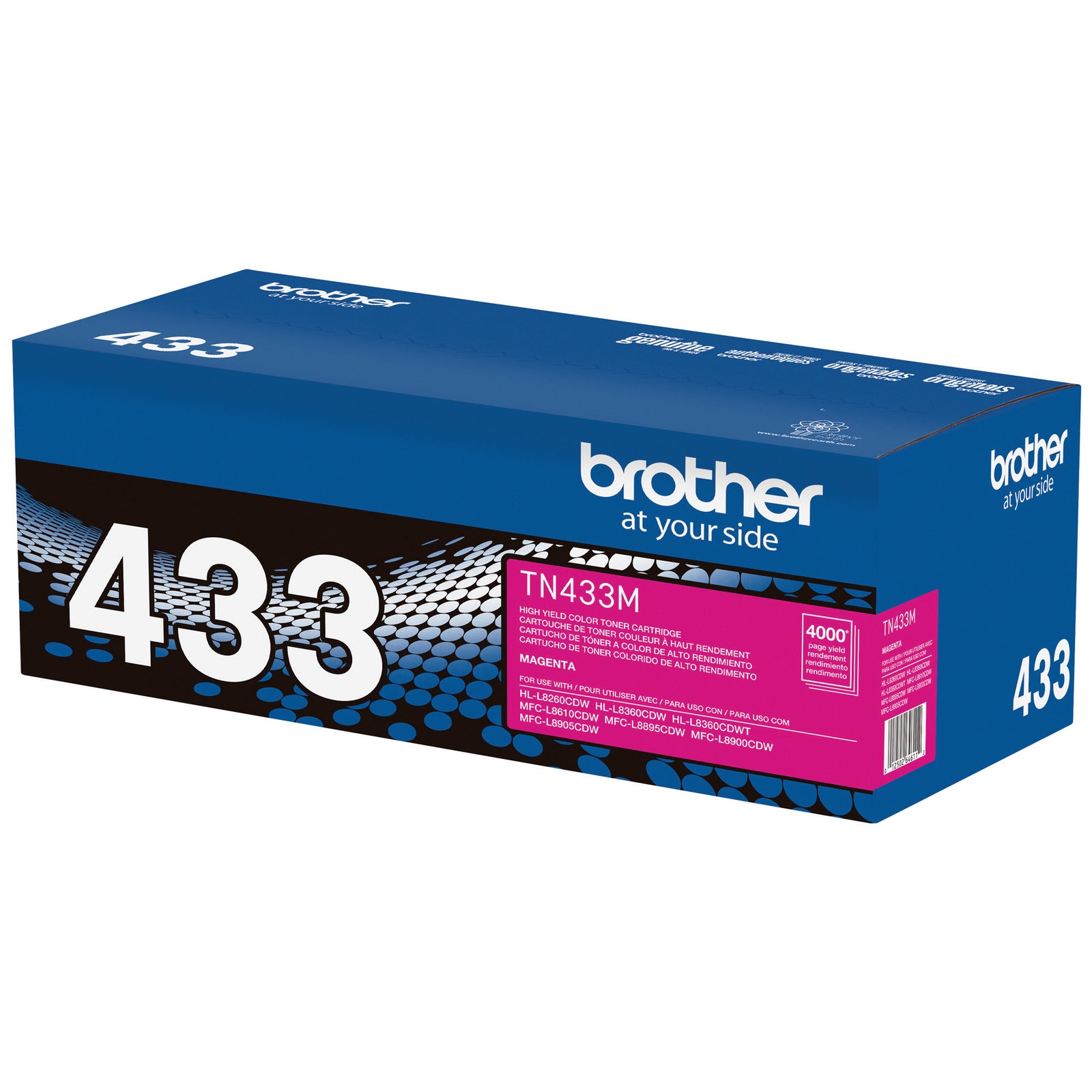 Brother TN433 High Yield Toner Cartridge Magenta