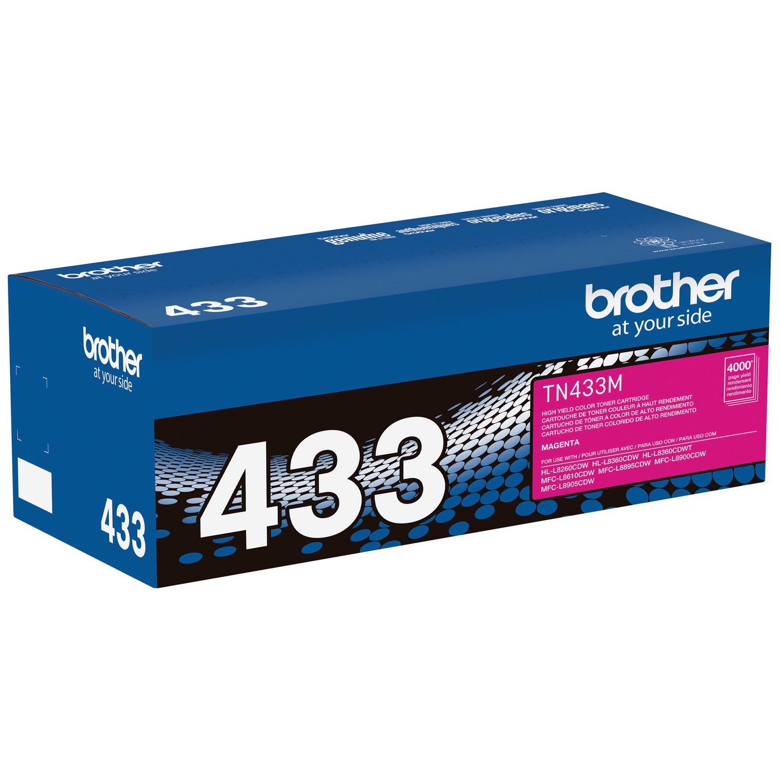 Brother TN433 High Yield Toner Cartridge Magenta