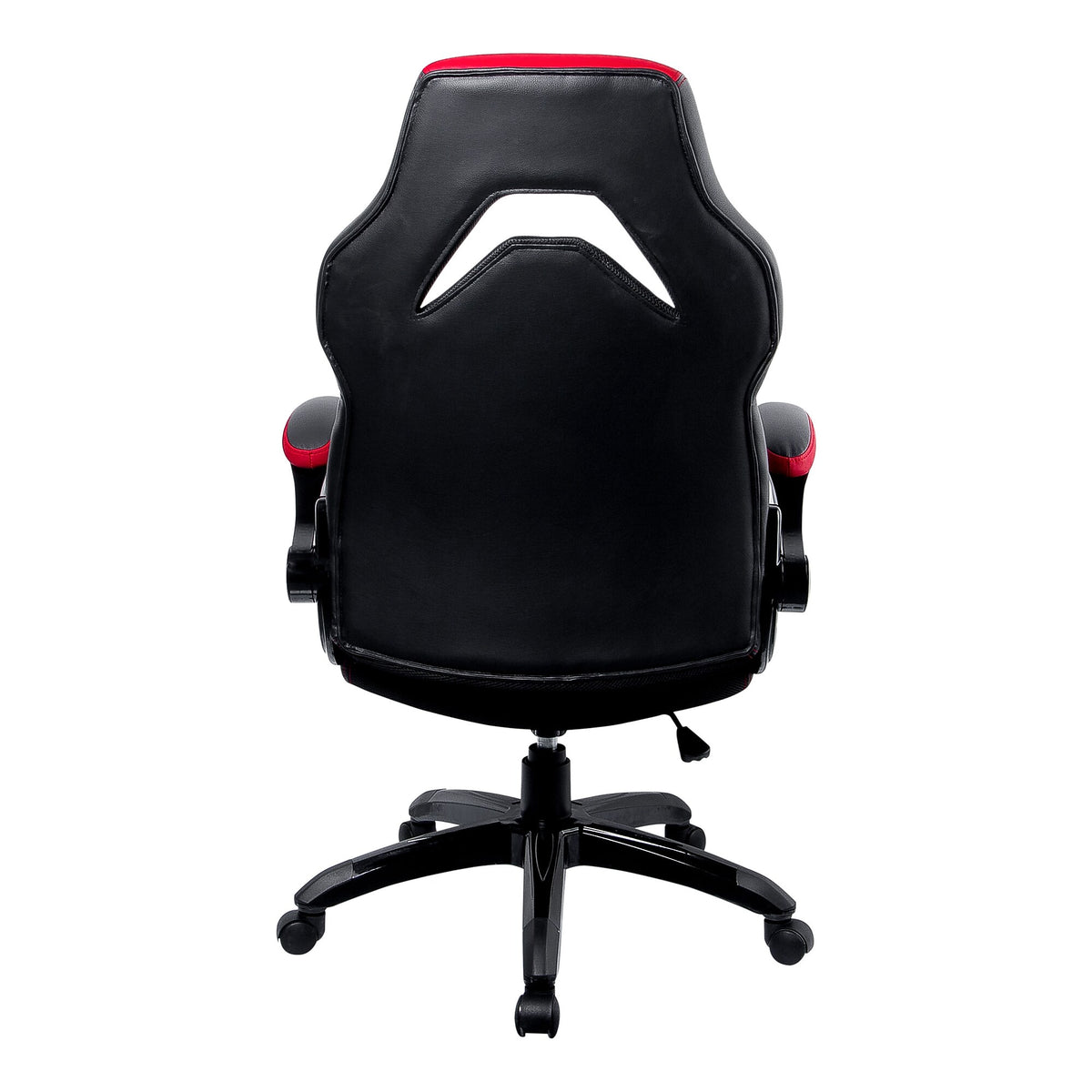 Emerge Vortex Bonded Leather Gaming Chair Black and Red