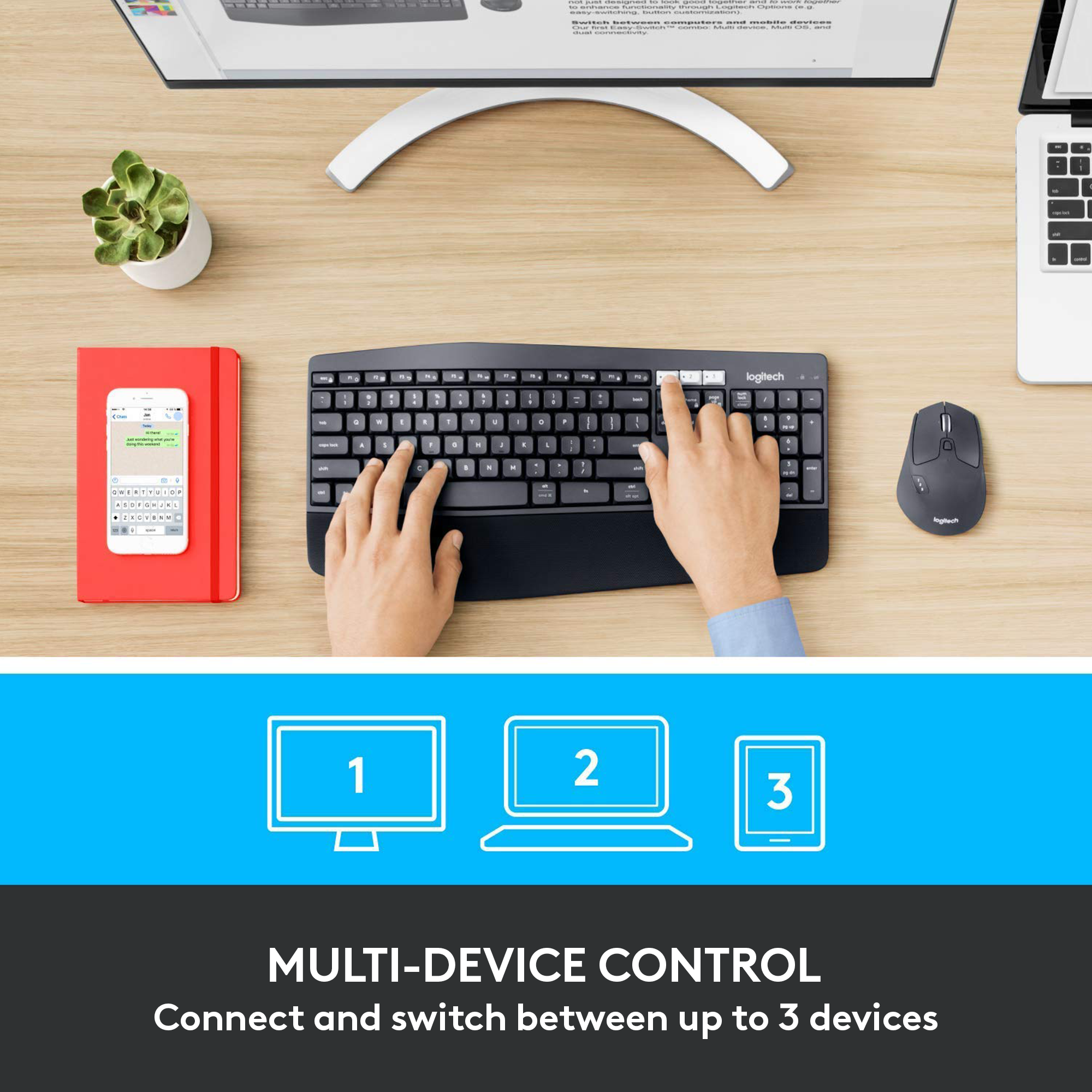 Logitech MK850 Wireless Keyboard and Mouse Combo French