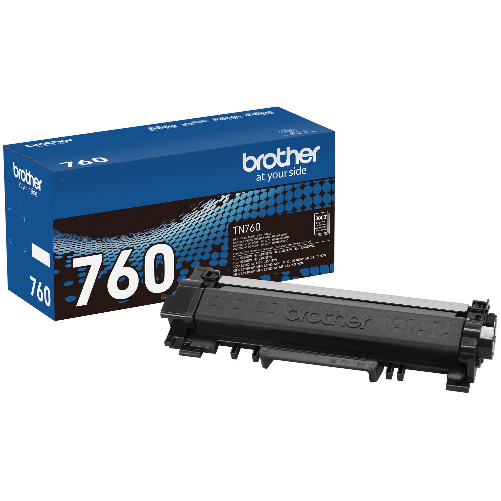 Brother TN760 High Yield Toner Cartridge Black