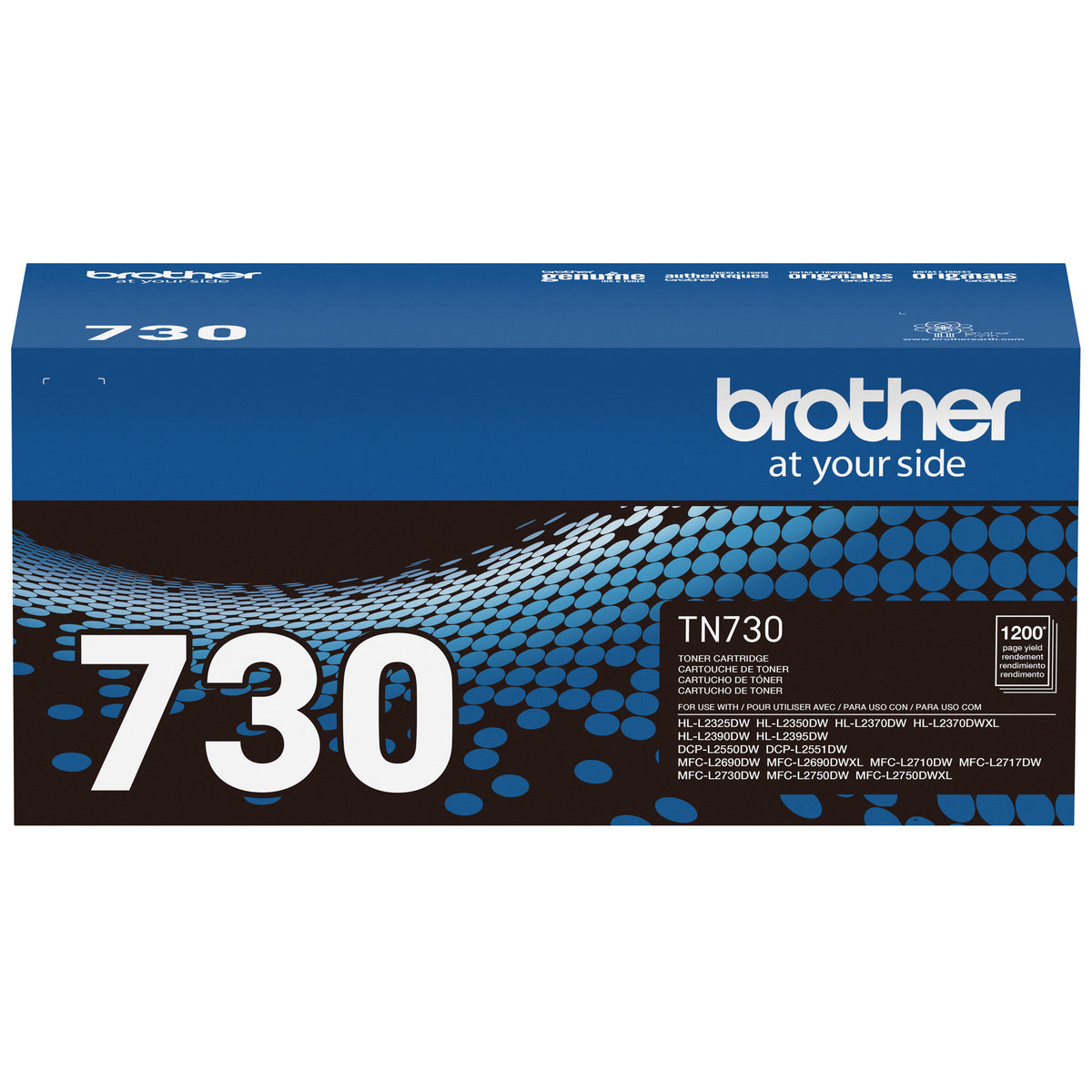 Brother TN730 Standard Yield Toner Cartridge Black
