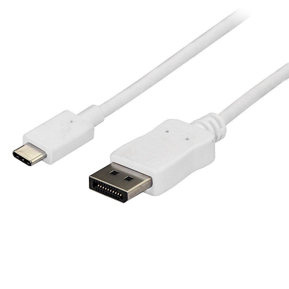 StarTech 6ft USB C to DisplayPort Cable 4K White