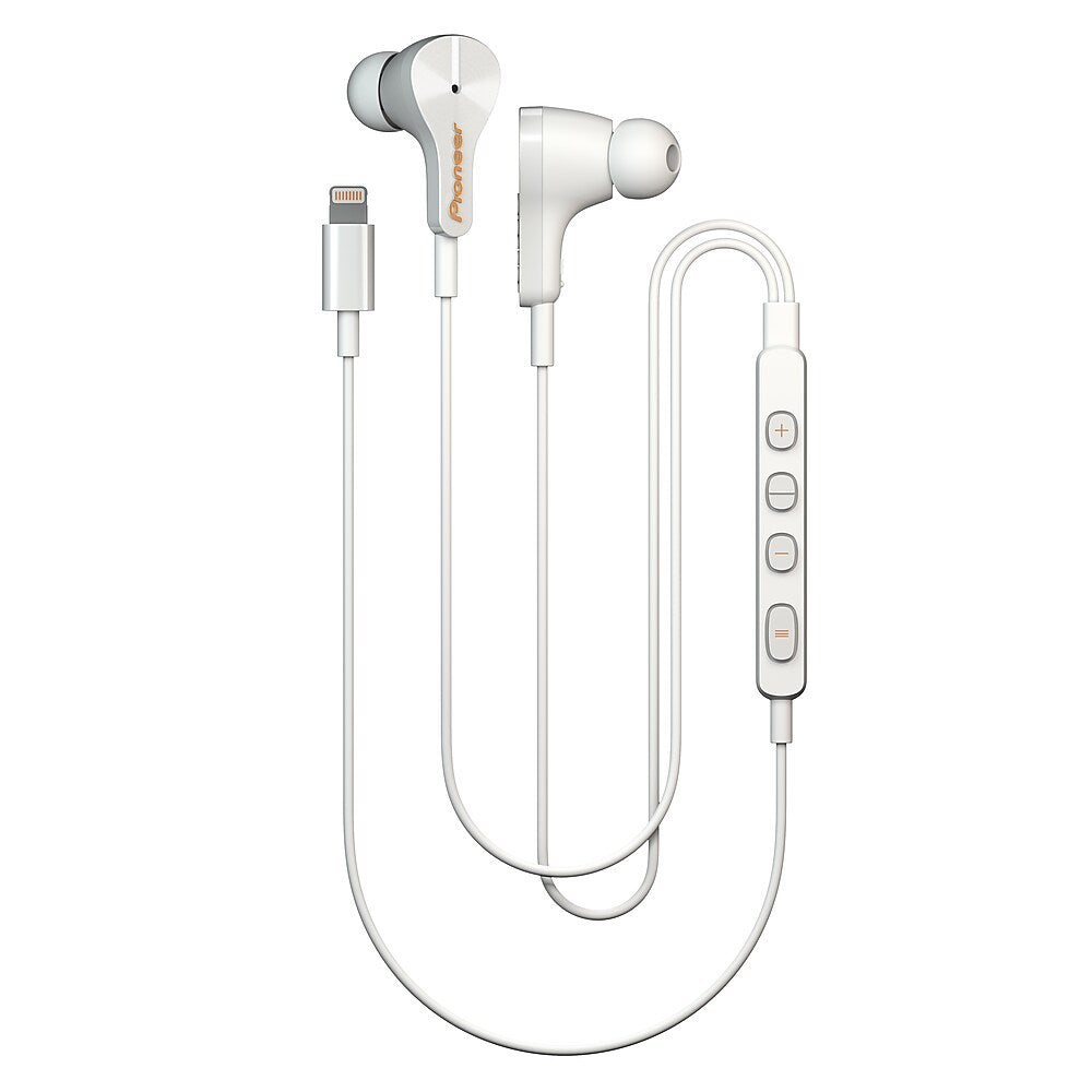 Pioneer Rayz Lightning Powered Noise Cancelling Earphones Ice