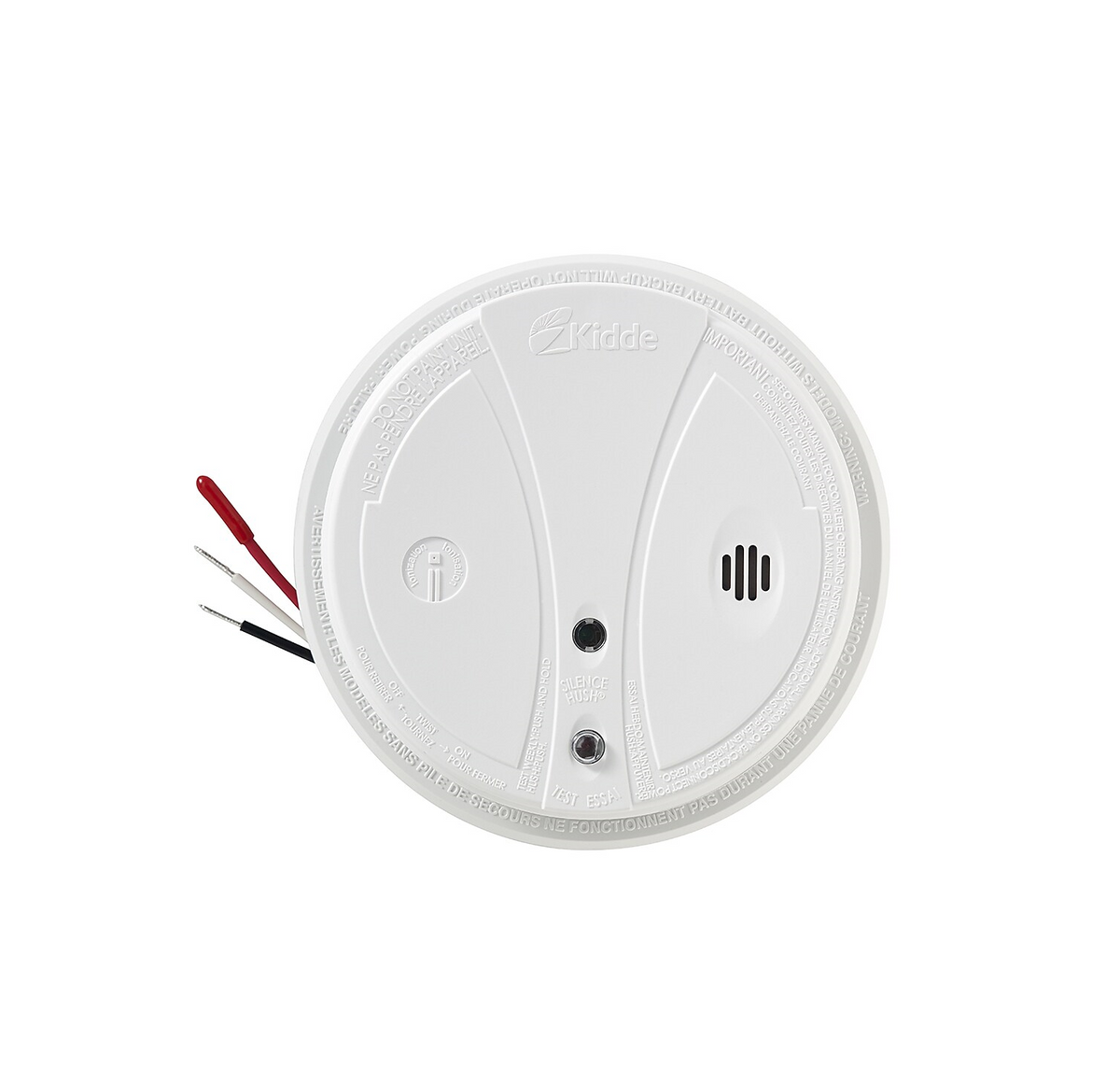 Kidde 120V AC Smoke Alarm with 9V Battery Backup