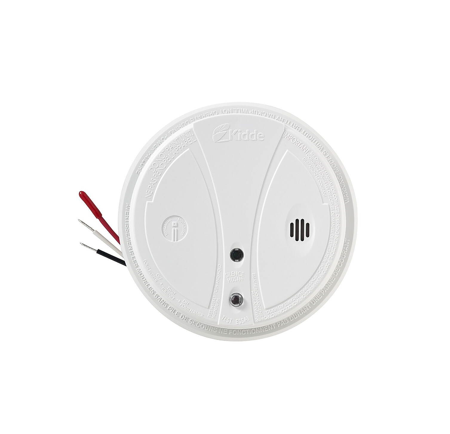 Kidde 120V AC Smoke Alarm with 9V Battery Backup