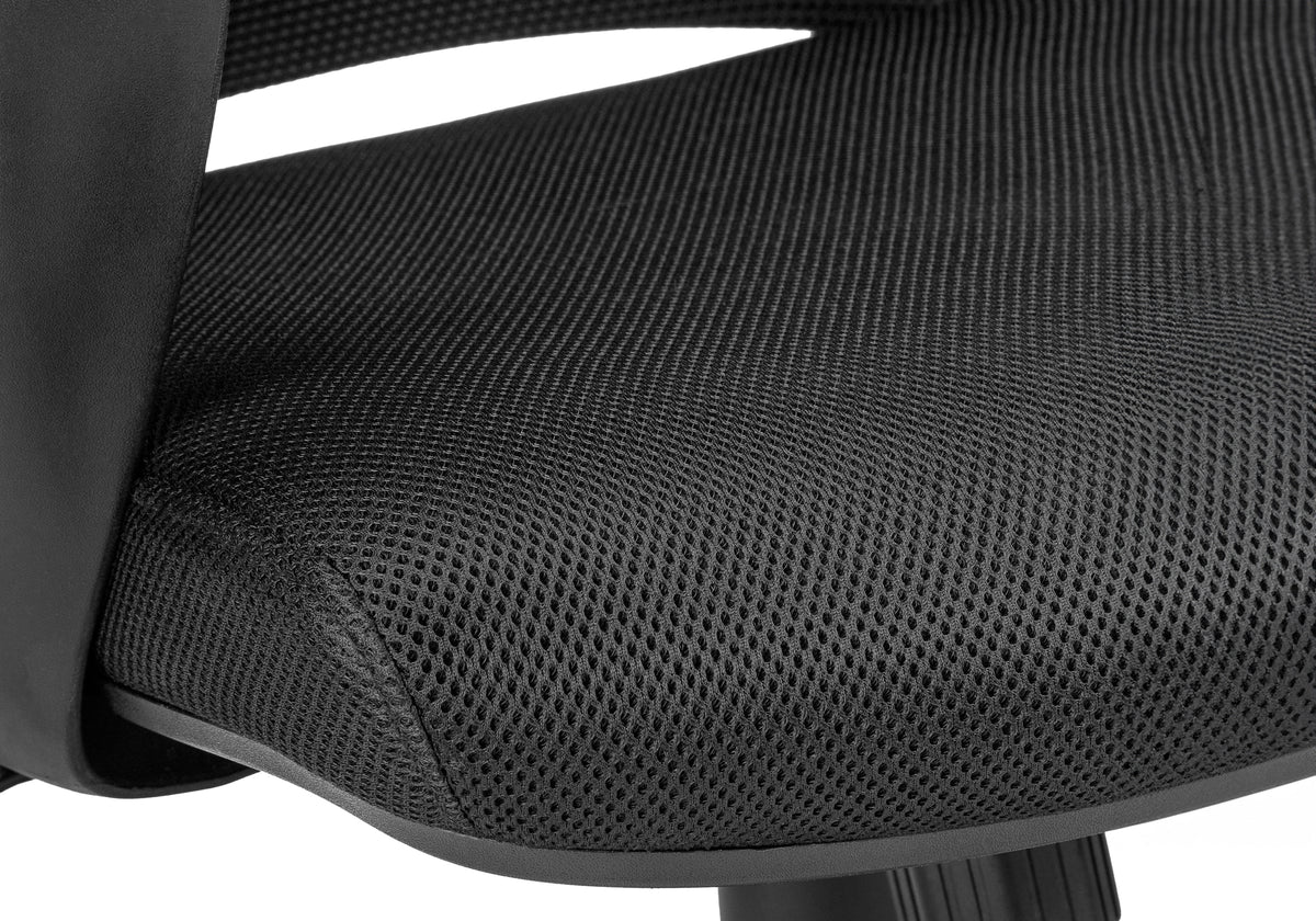 Monarch Specialties 7224 Multi-Position Mesh Office Chair Black