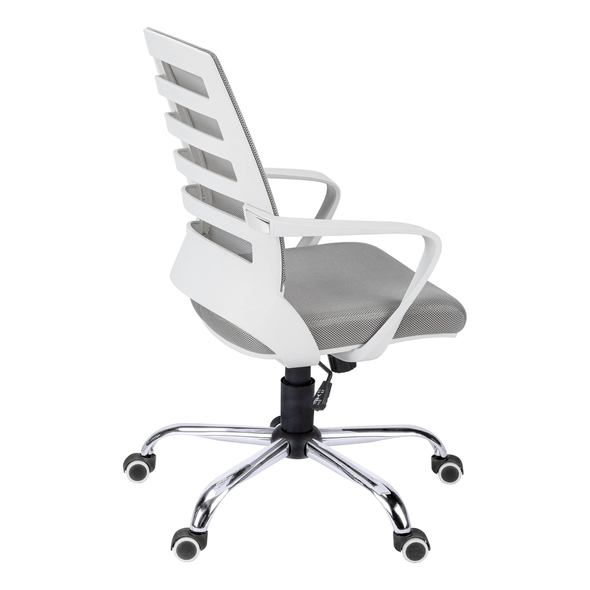 Monarch Specialties 7225 Multi-Position Mesh Office Chair White-Grey