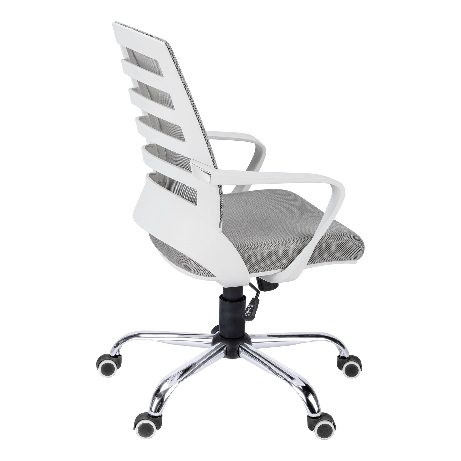 Monarch Specialties 7225 Multi-Position Mesh Office Chair White-Grey