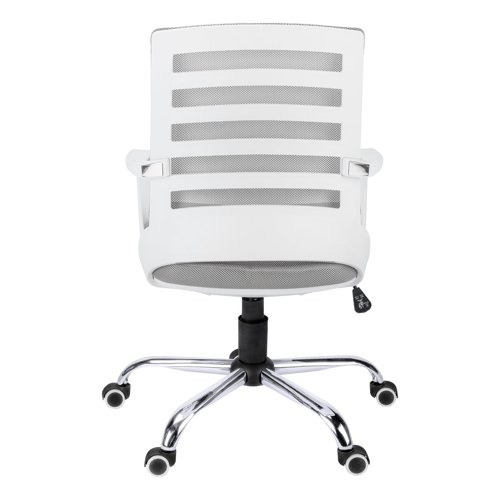 Monarch Specialties 7225 Multi-Position Mesh Office Chair White-Grey