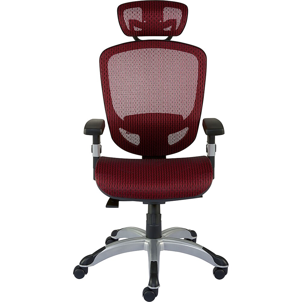 Union and Scale FlexFit Hyken Mesh Task Chair Red