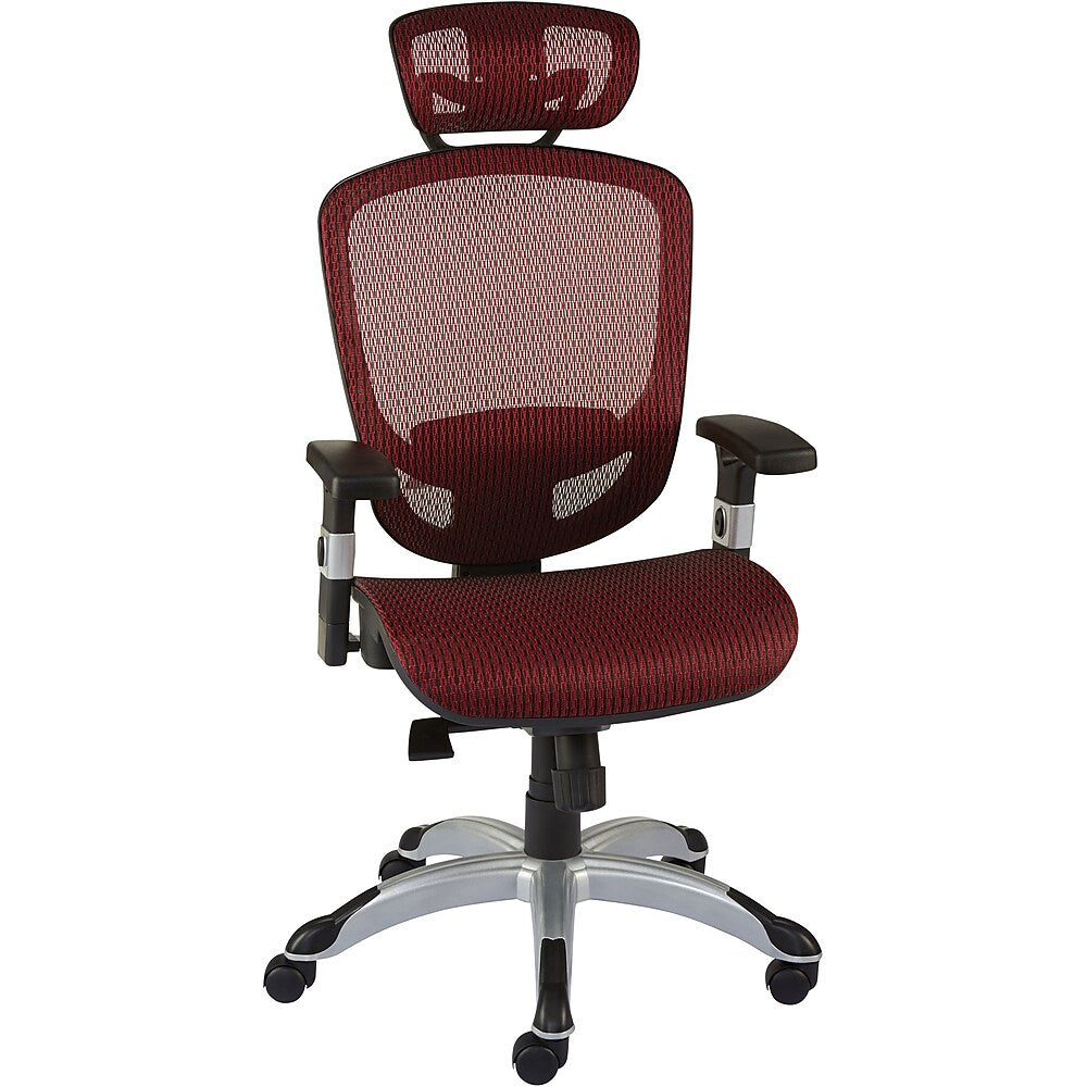 Union and Scale FlexFit Hyken Mesh Task Chair Red