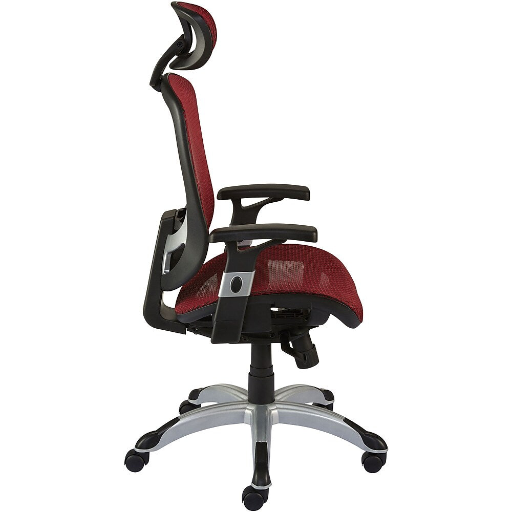 Union and Scale FlexFit Hyken Mesh Task Chair Red