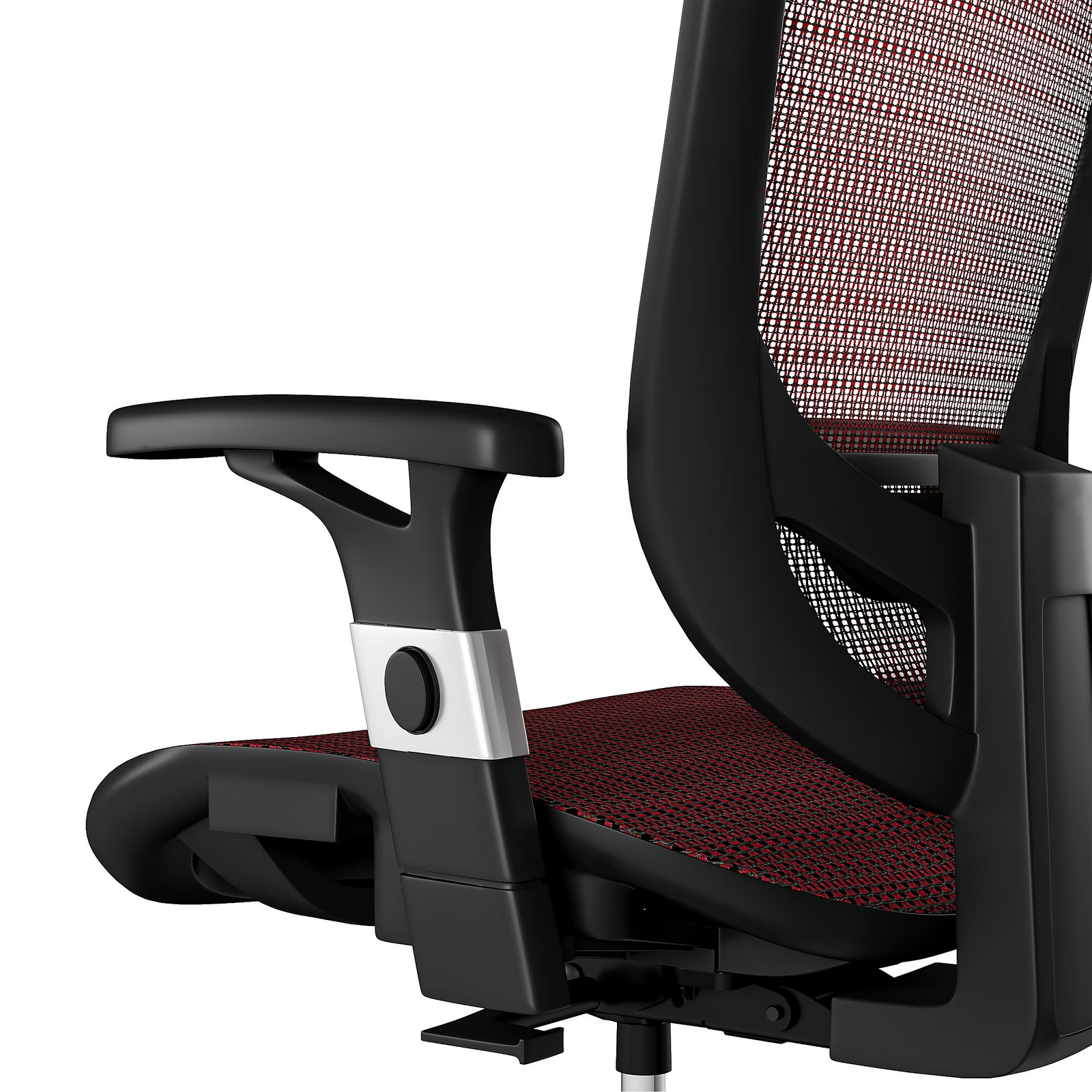 Union and Scale FlexFit Hyken Mesh Task Chair Red