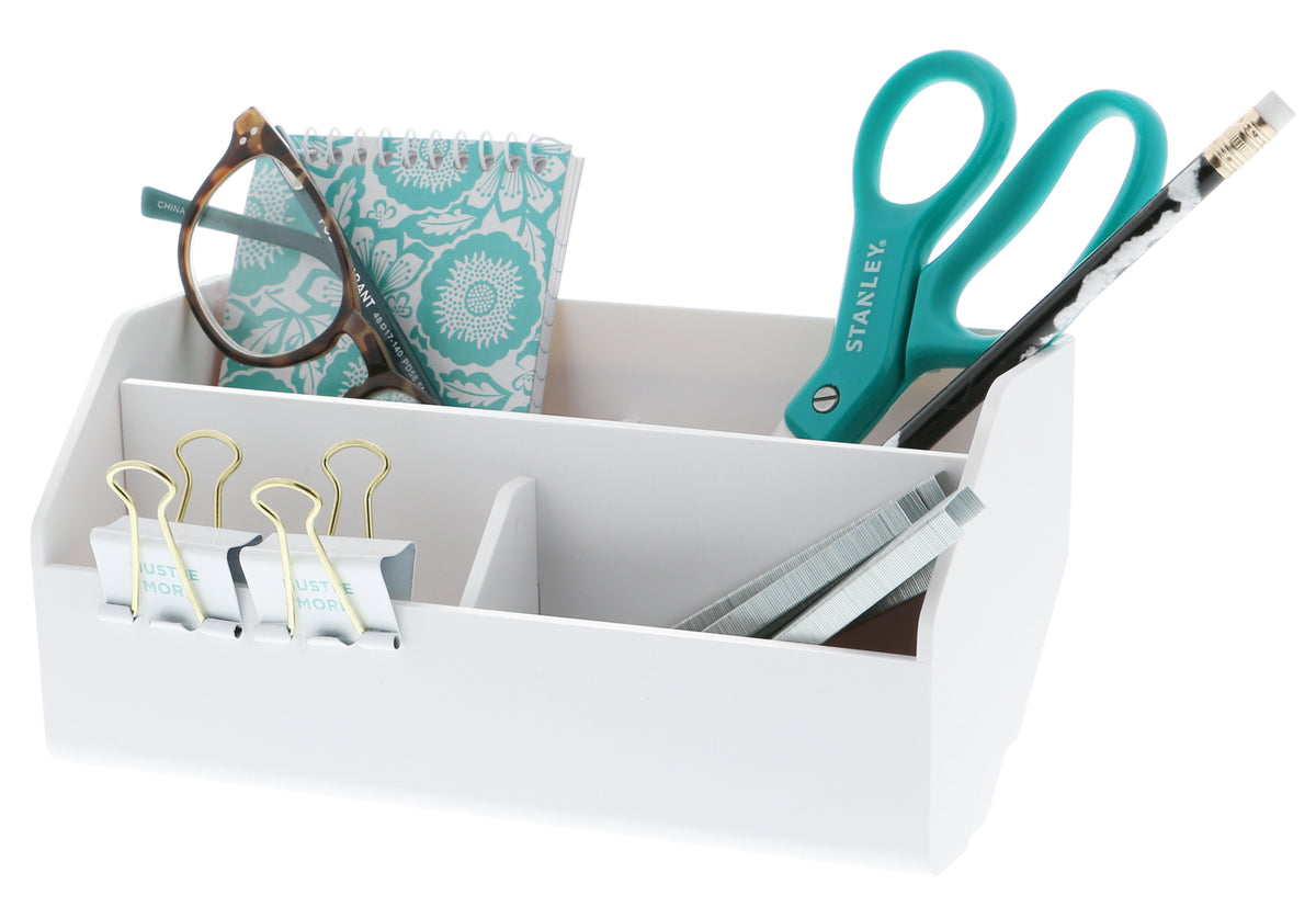 Konnect Storage Bin with Removable Lid and 2 Modular Dividers