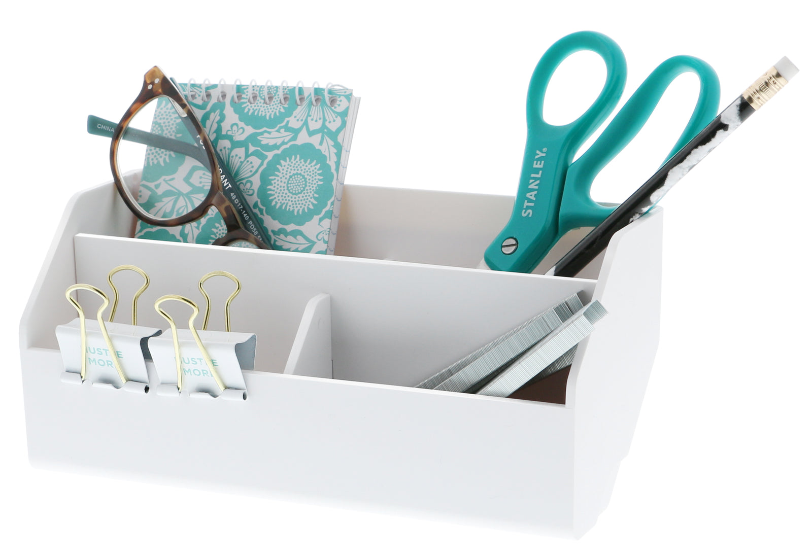 Konnect Storage Bin with Removable Lid and 2 Modular Dividers