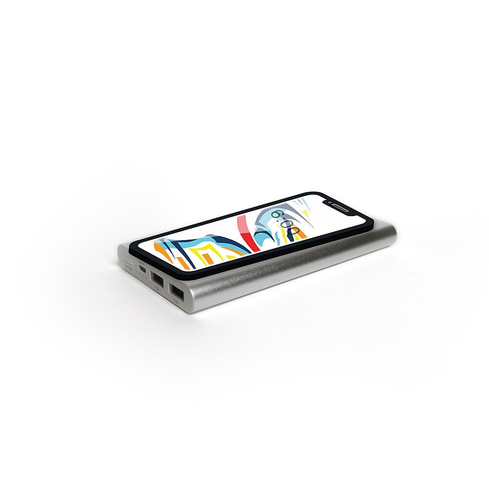 MFLASH MFPWI0601ALSLVR Wireless Power Bank Silver