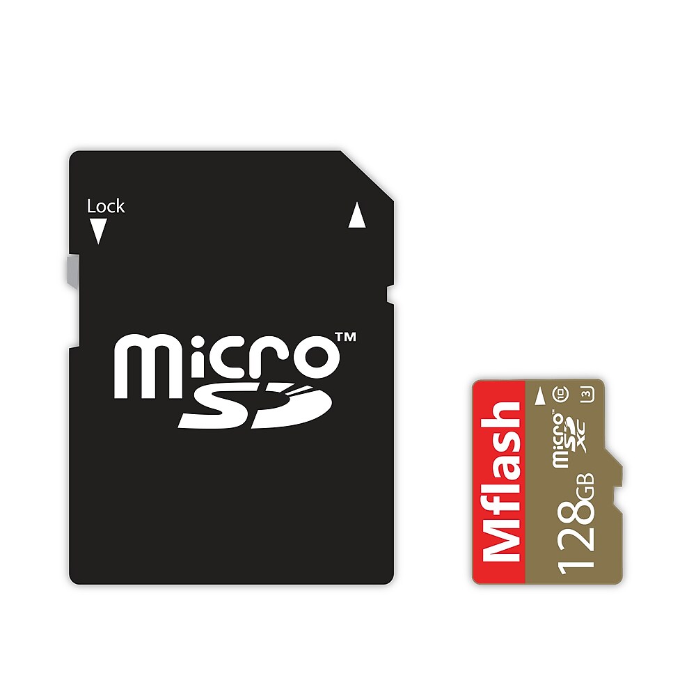 MFLASH 128GB MicroSD 4K U3 2-in-1
