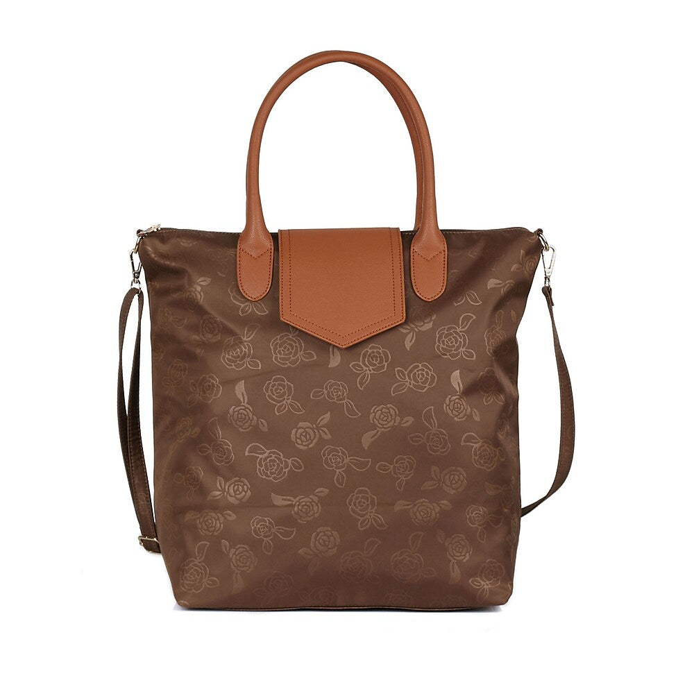 Karla Hanson Millie Women's Rose Print Foldable Shopping Bag