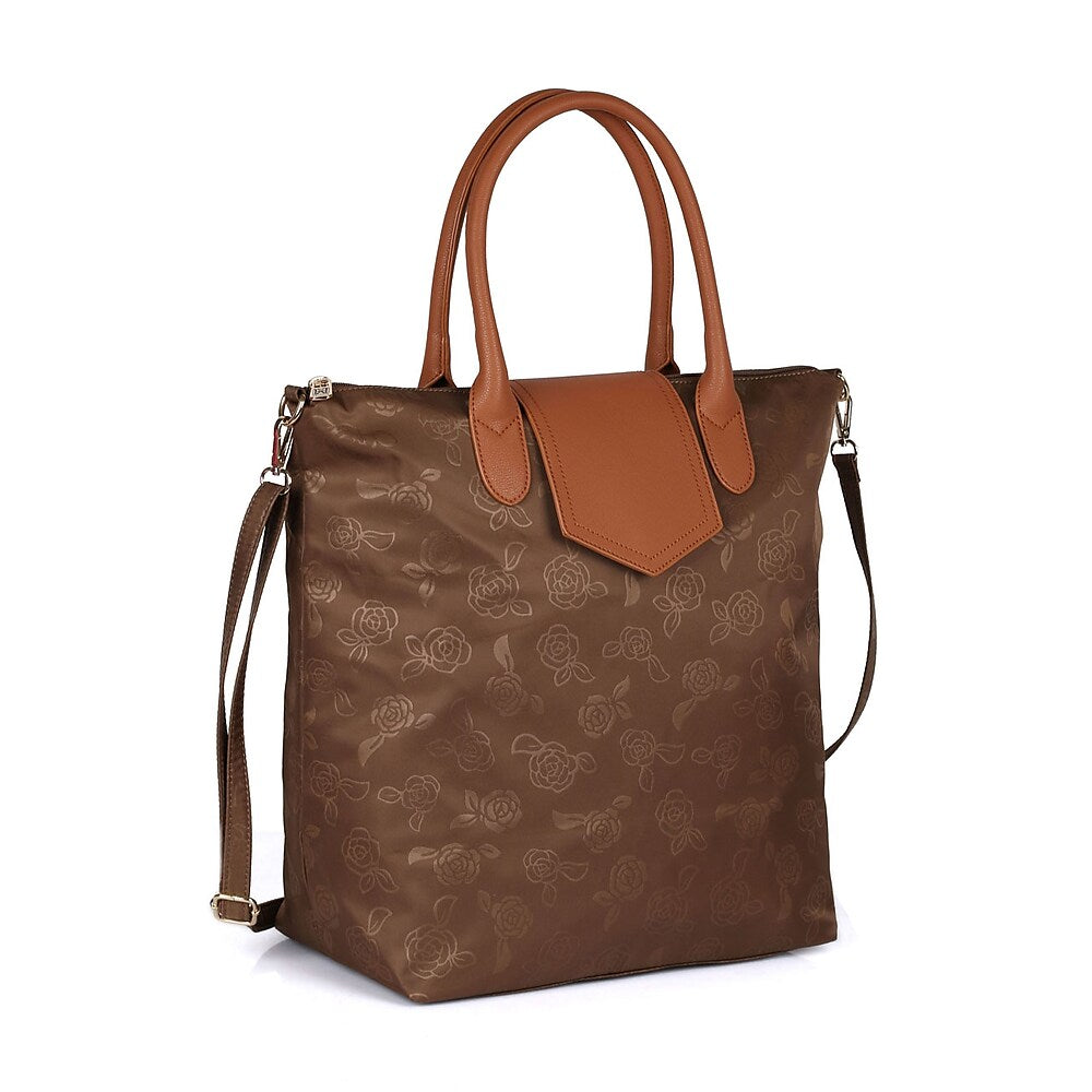 Karla Hanson Millie Women's Rose Print Foldable Shopping Bag