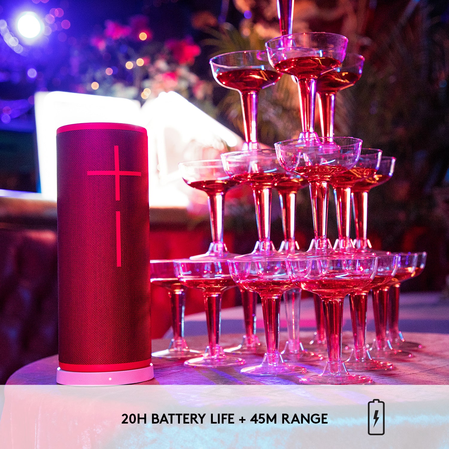 Ultimate Ears BOOM 3 Portable Bluetooth Speaker Sunset Red