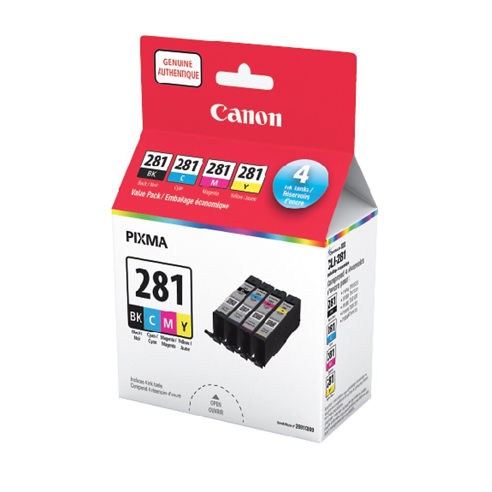 Canon CLI-281 CMYK Value Pack