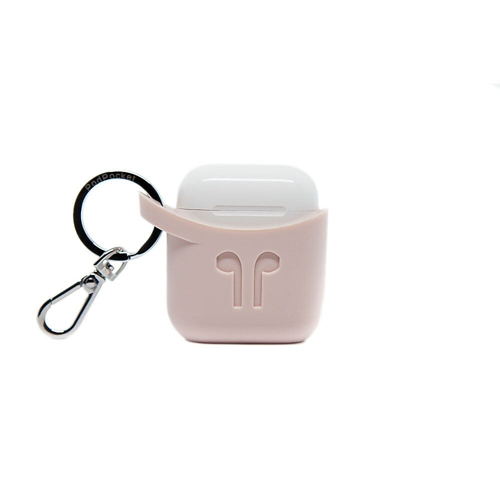 PodPocket Scoop Ash Pink AirPods Case