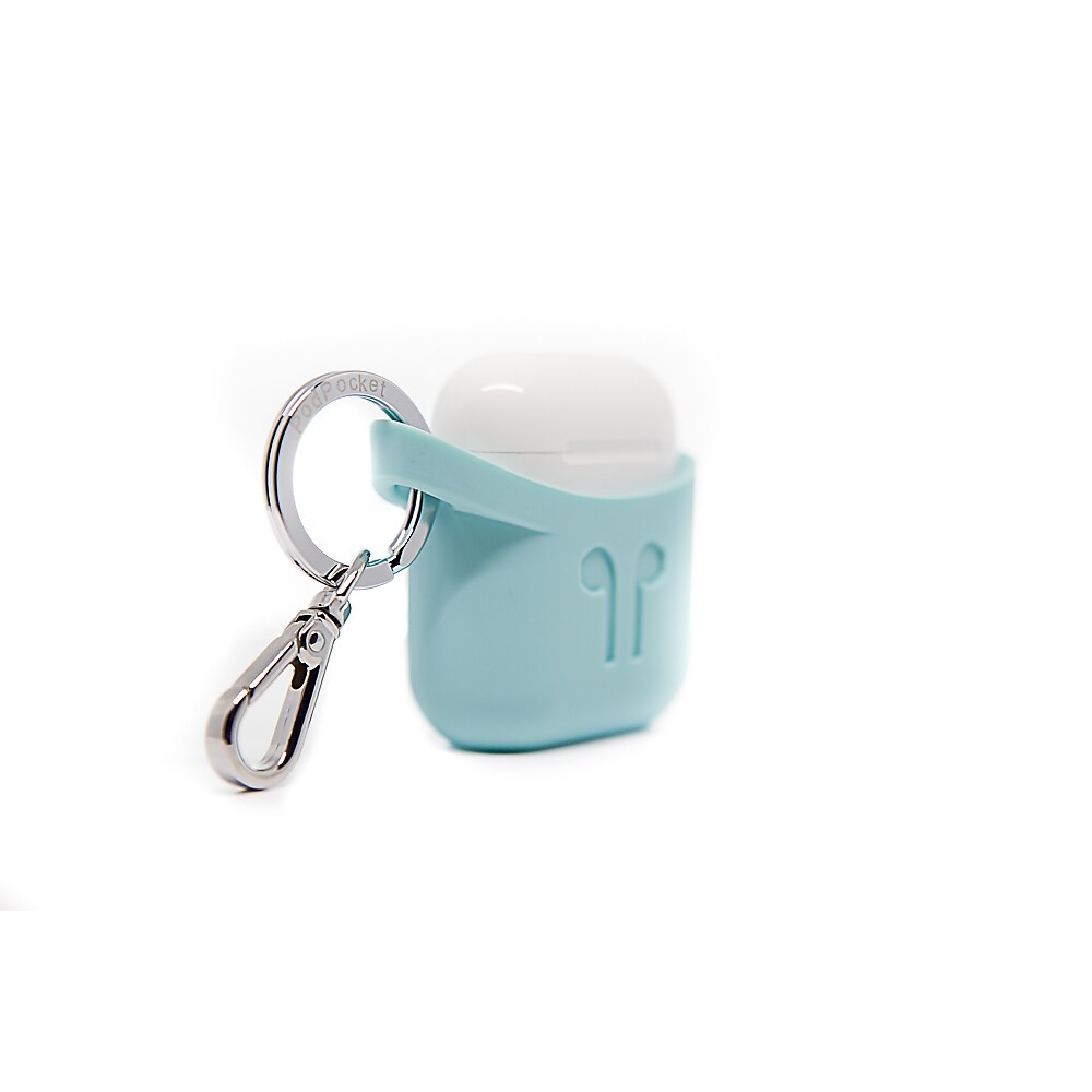 PodPocket Scoop Aqua Blue AirPods Case