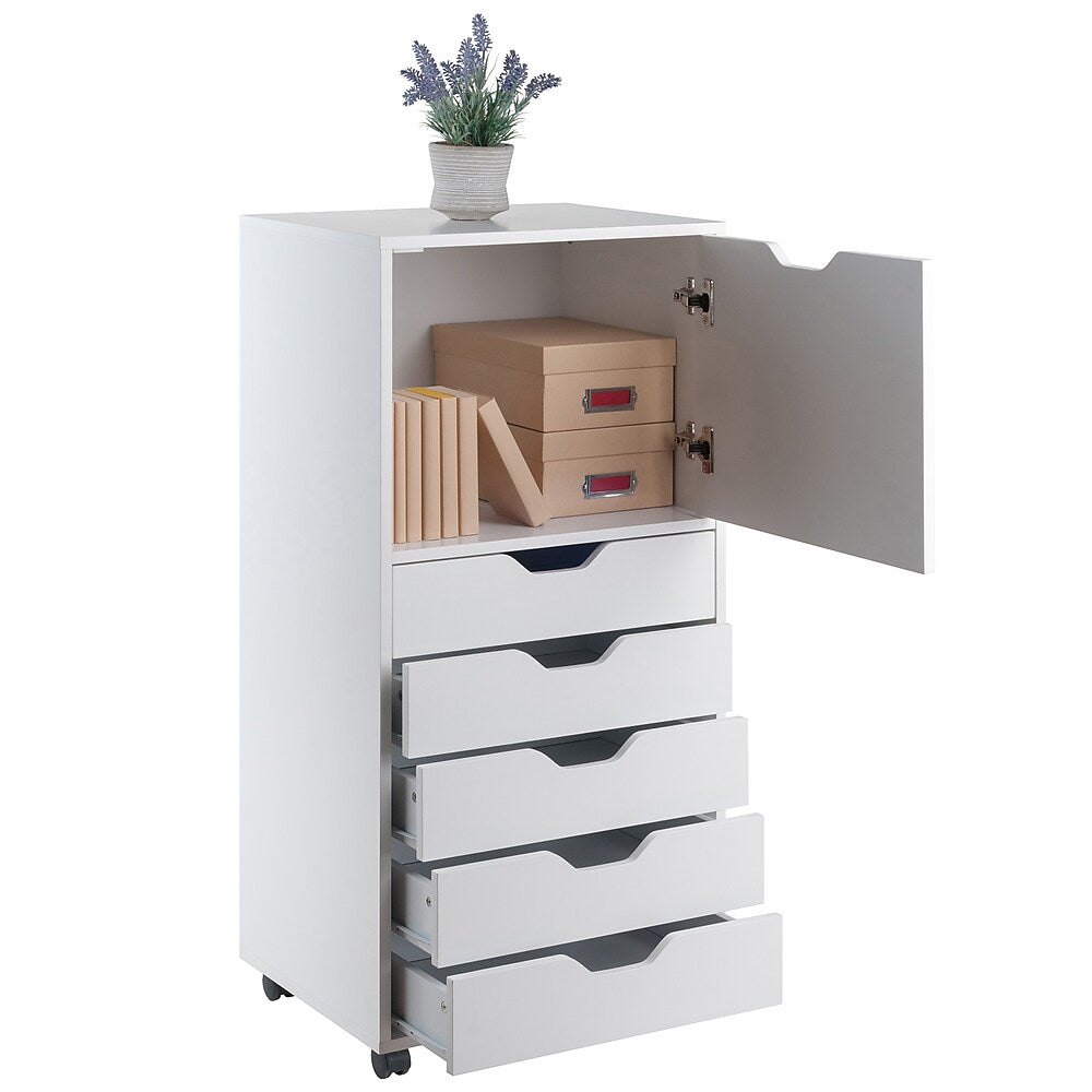 Winsome Halifax Cabinet White Finish