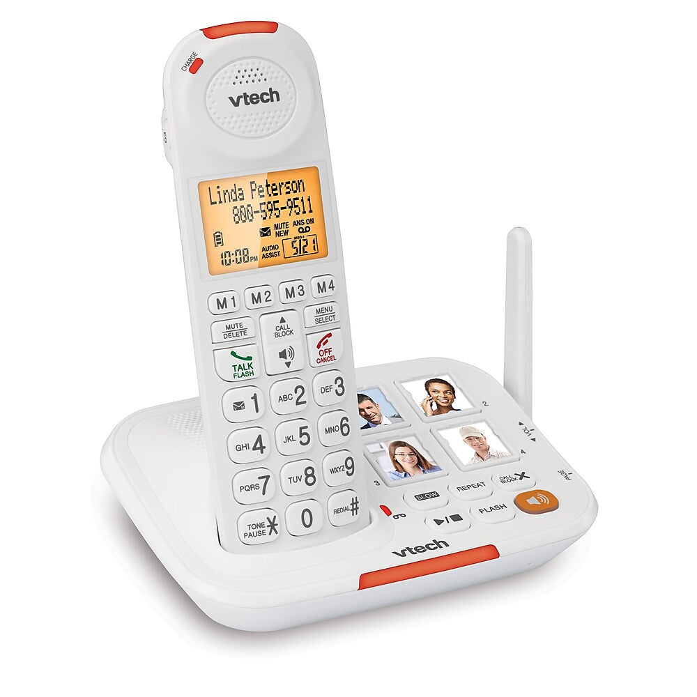 VTech SN5127 Amplified Cordless Phone with Answering System