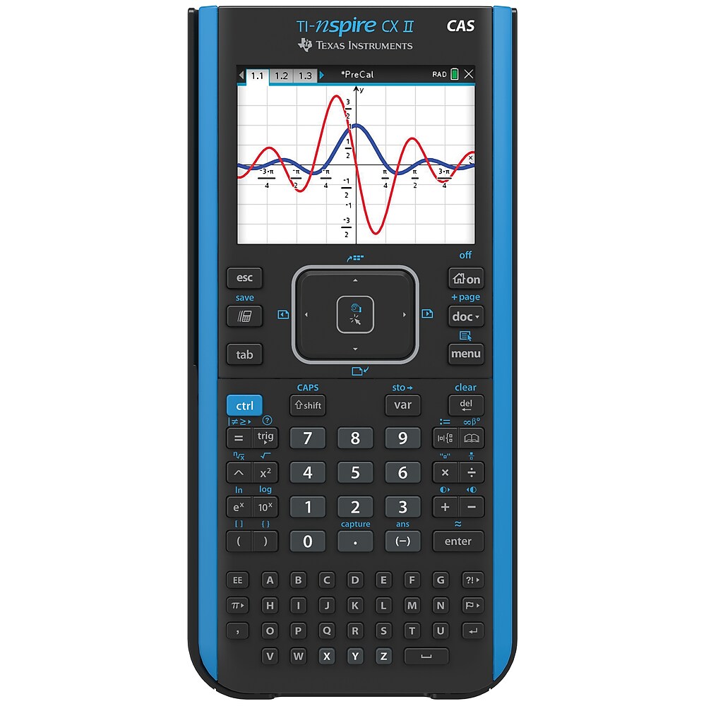 Texas Instruments TI-Nspire CX II CAS Handheld Graphing Calculator