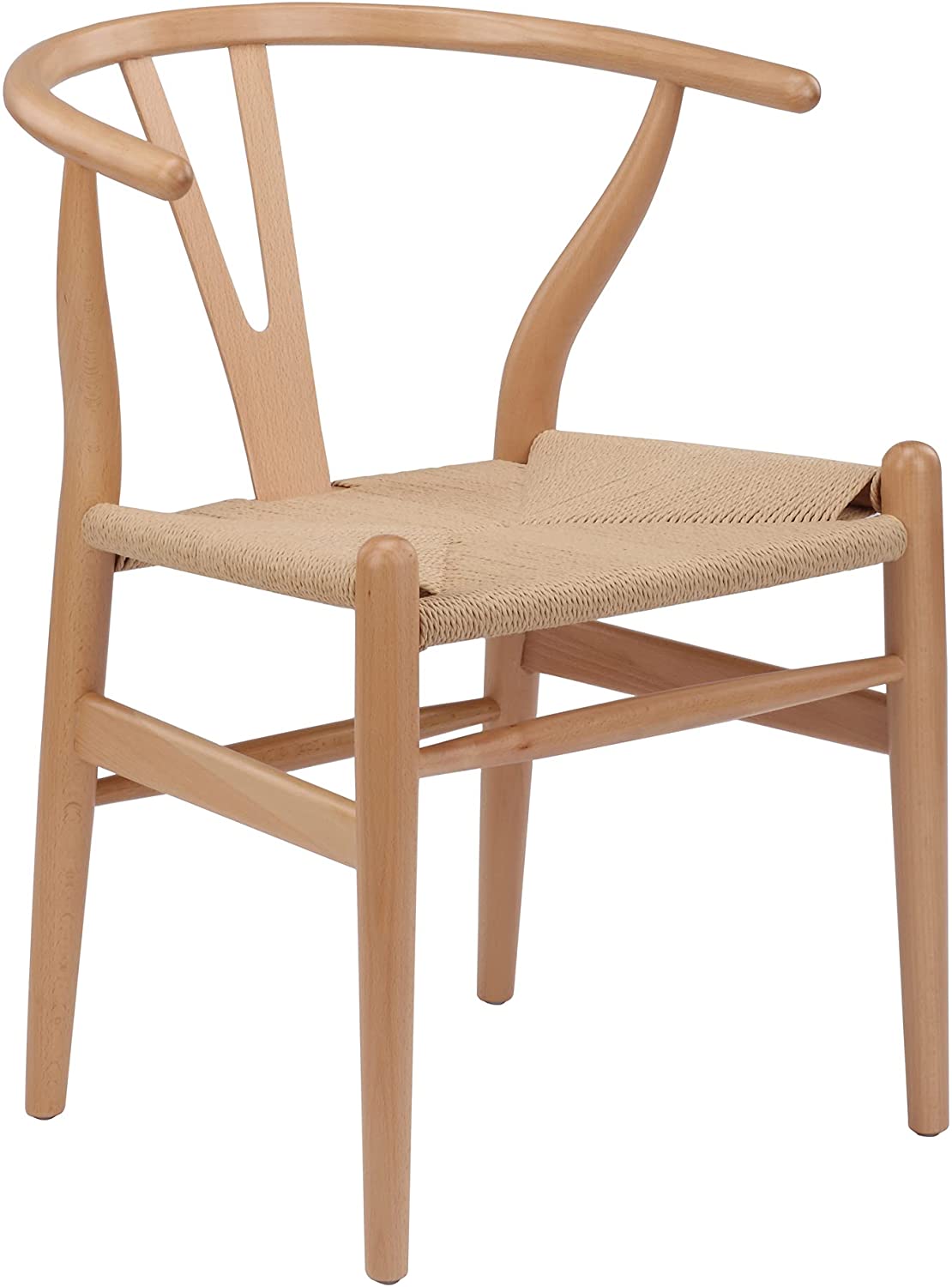 Nicer Furniture Wegner Wishbone Chair Natural 2 Pack