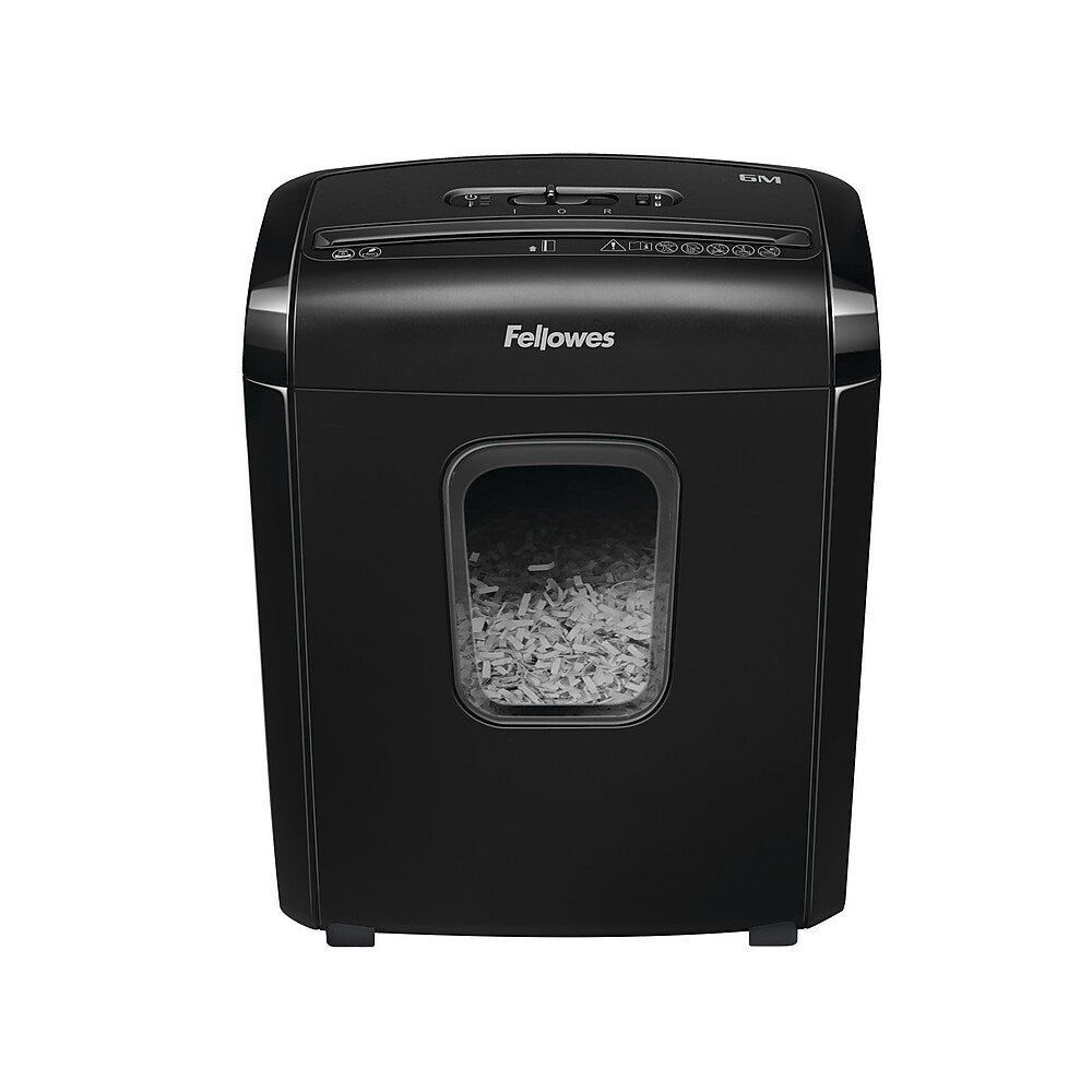 Fellowes Powershred 6M 6-Sheet Micro-Cut Shredder