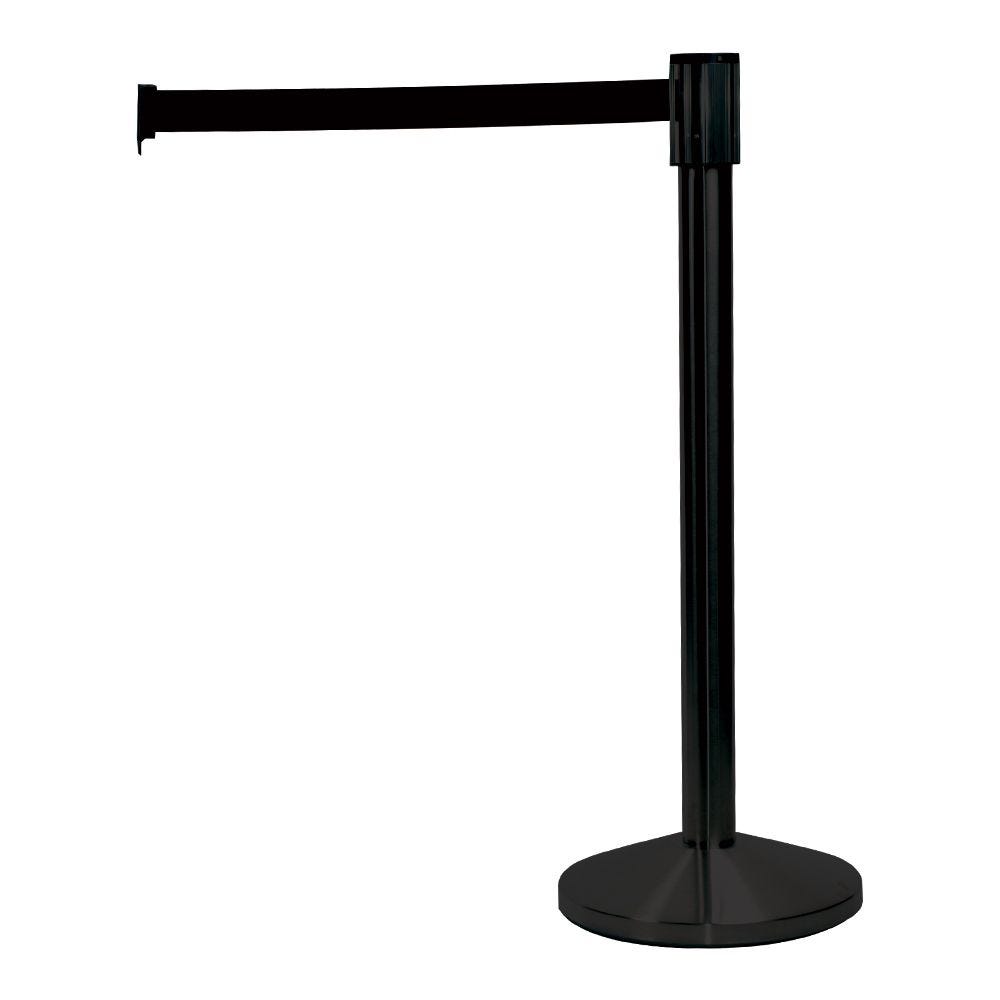 4-Way Stanchion with 6-1/2' Retractable Belt 2 Pack