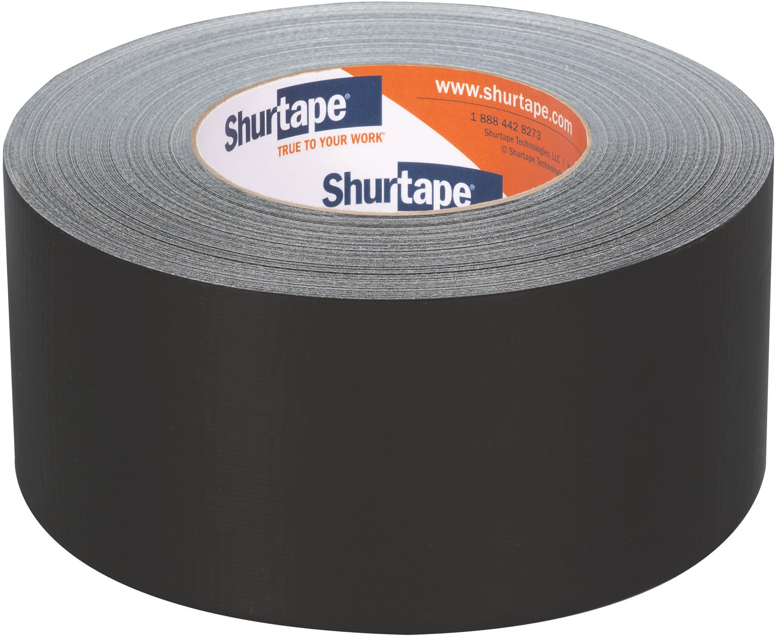 Shurtape PC 618 Performance Grade Cloth Duct Tape 72mm W x 55m L Black