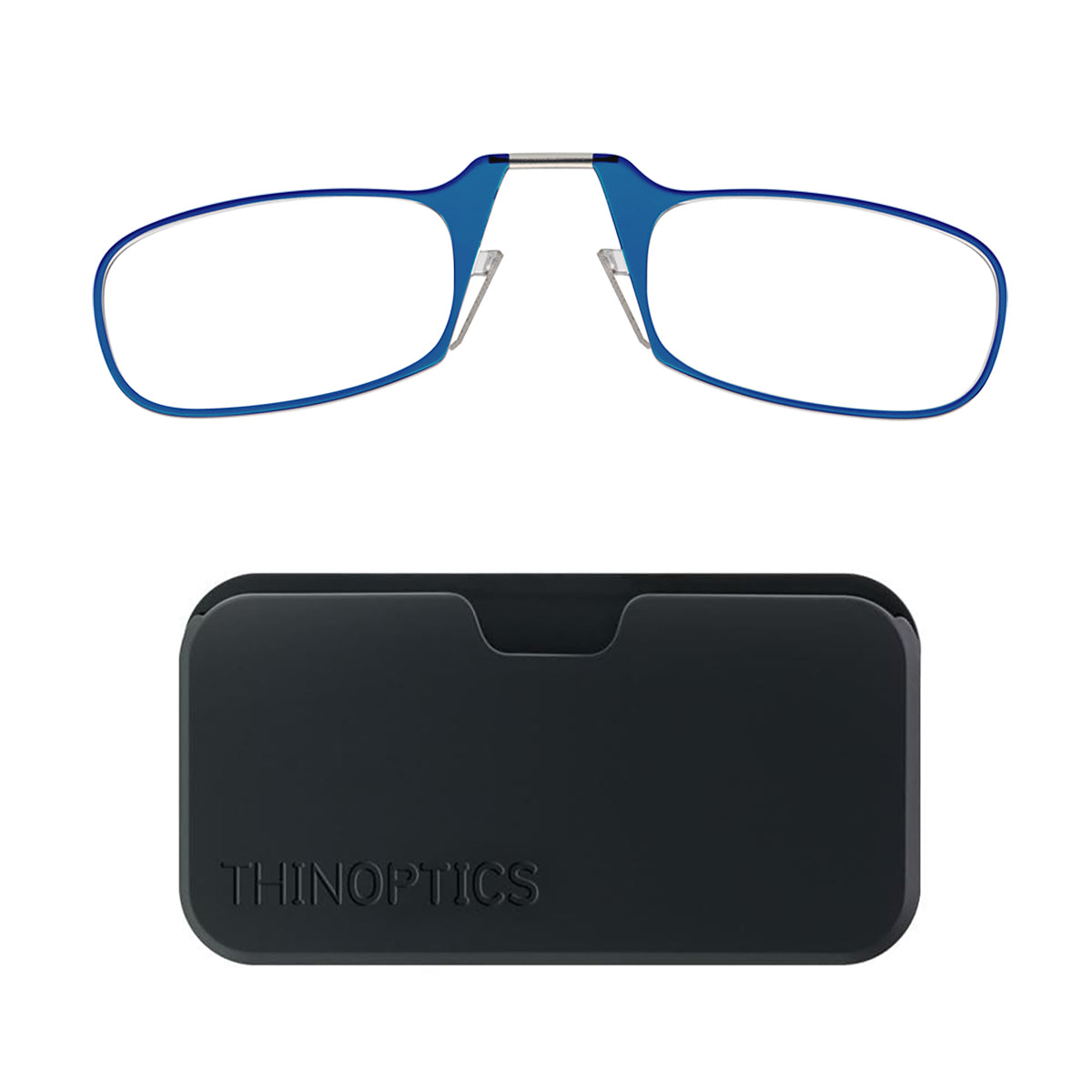 ThinOptics Reader with Universal Black Pod 1.5 Blue