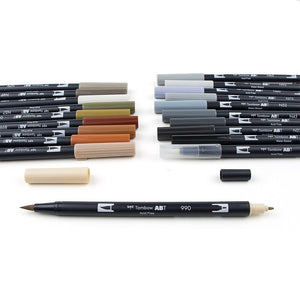 Tombow Dual Brush Pen Neutrals