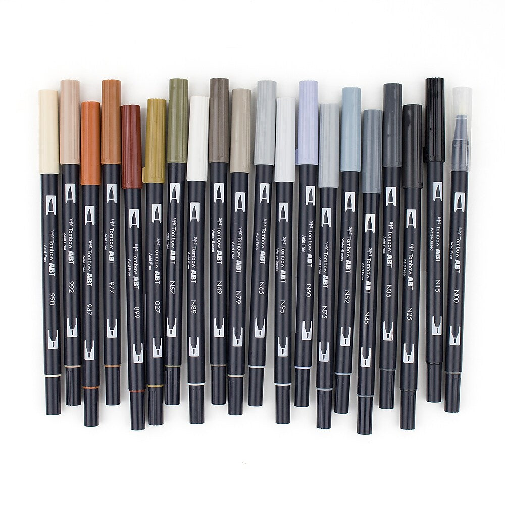 Tombow Dual Brush Pen Neutrals