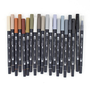 Tombow Dual Brush Pen Neutrals