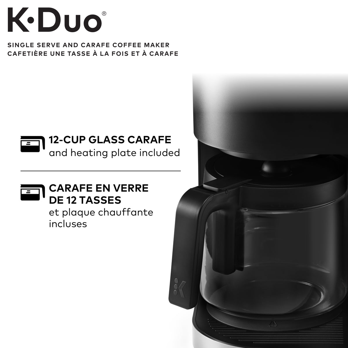 Keurig K-Duo Single Serve K-Cup Pod And Carafe Coffee Maker