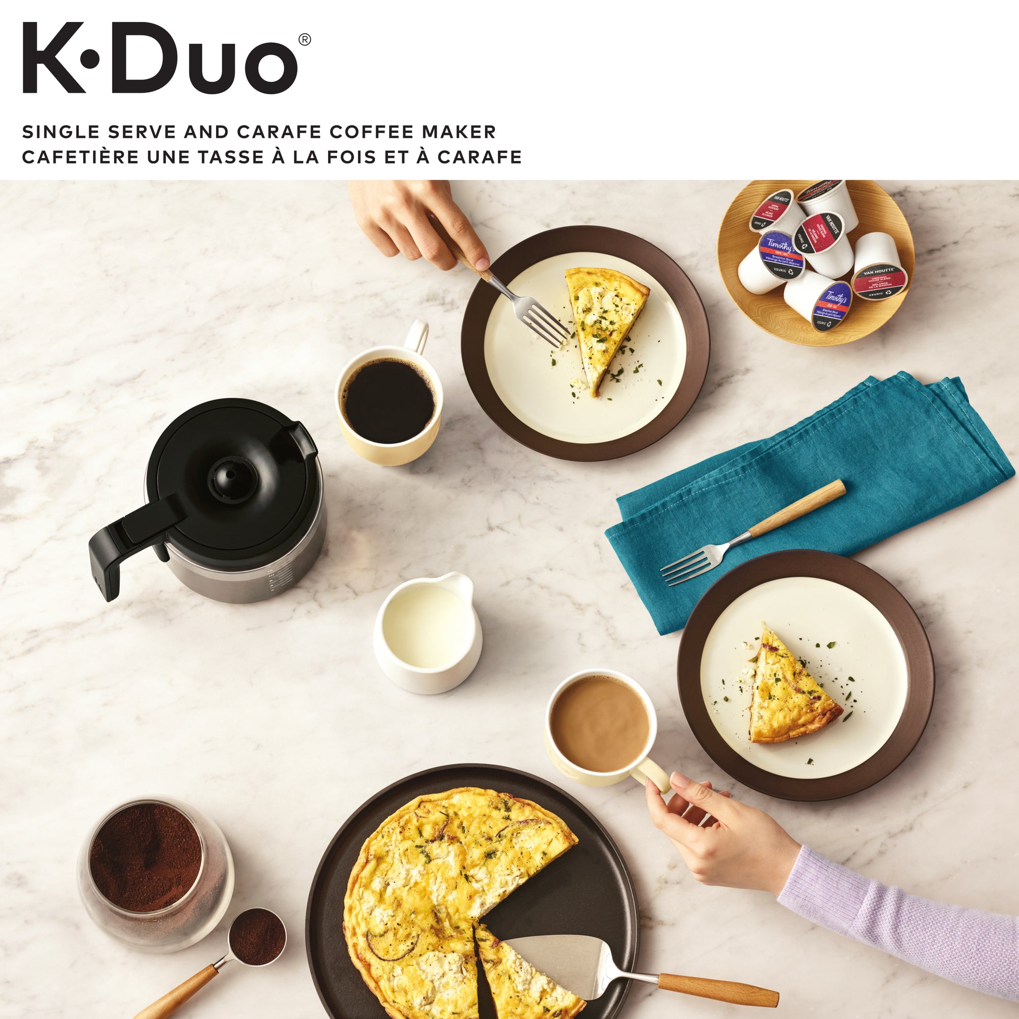 Keurig K-Duo Single Serve K-Cup Pod And Carafe Coffee Maker