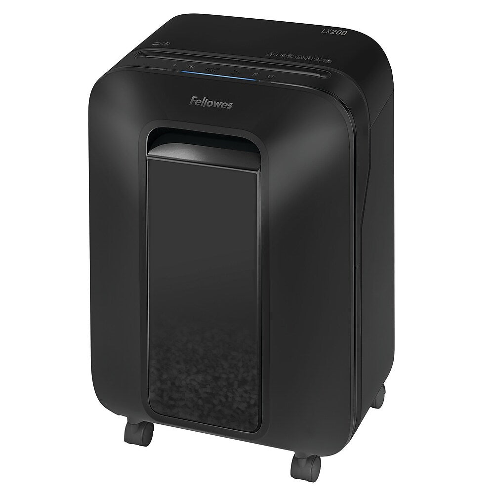 Fellowes Powershred LX200 12-Sheet Micro-Cut Shredder Black