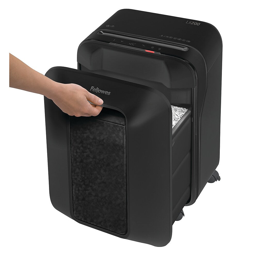 Fellowes Powershred LX200 12-Sheet Micro-Cut Shredder Black