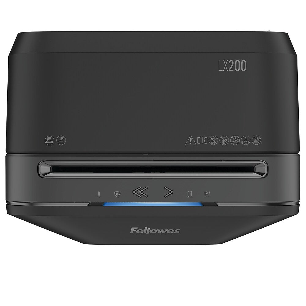 Fellowes Powershred LX200 12-Sheet Micro-Cut Shredder Black