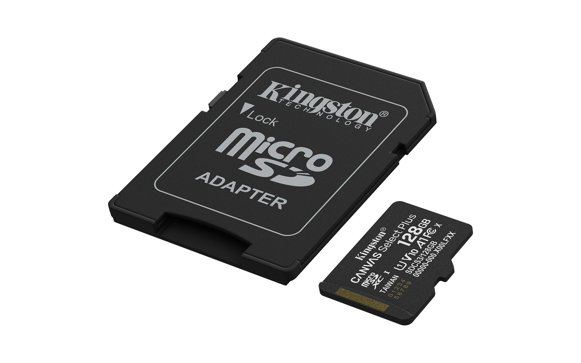 Kingston 128GB Canvas Select Plus MicroSD Card with SD Adapter