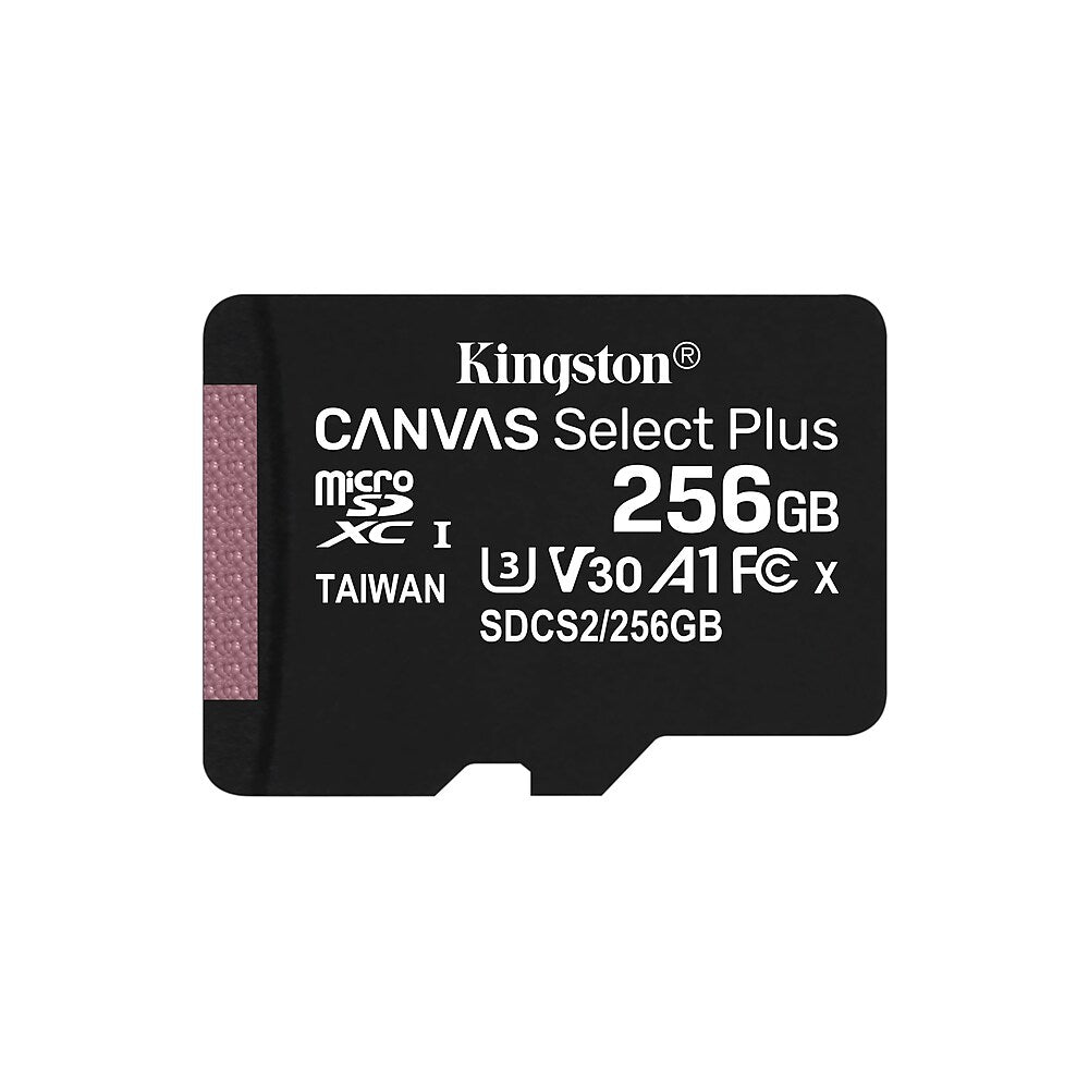 Kingston Canvas Select Plus 256GB MicroSD Card with SD Adapter