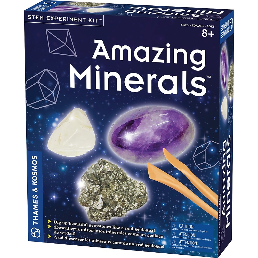 Thames & Kosmos STEM Experiment Kit Amazing Minerals