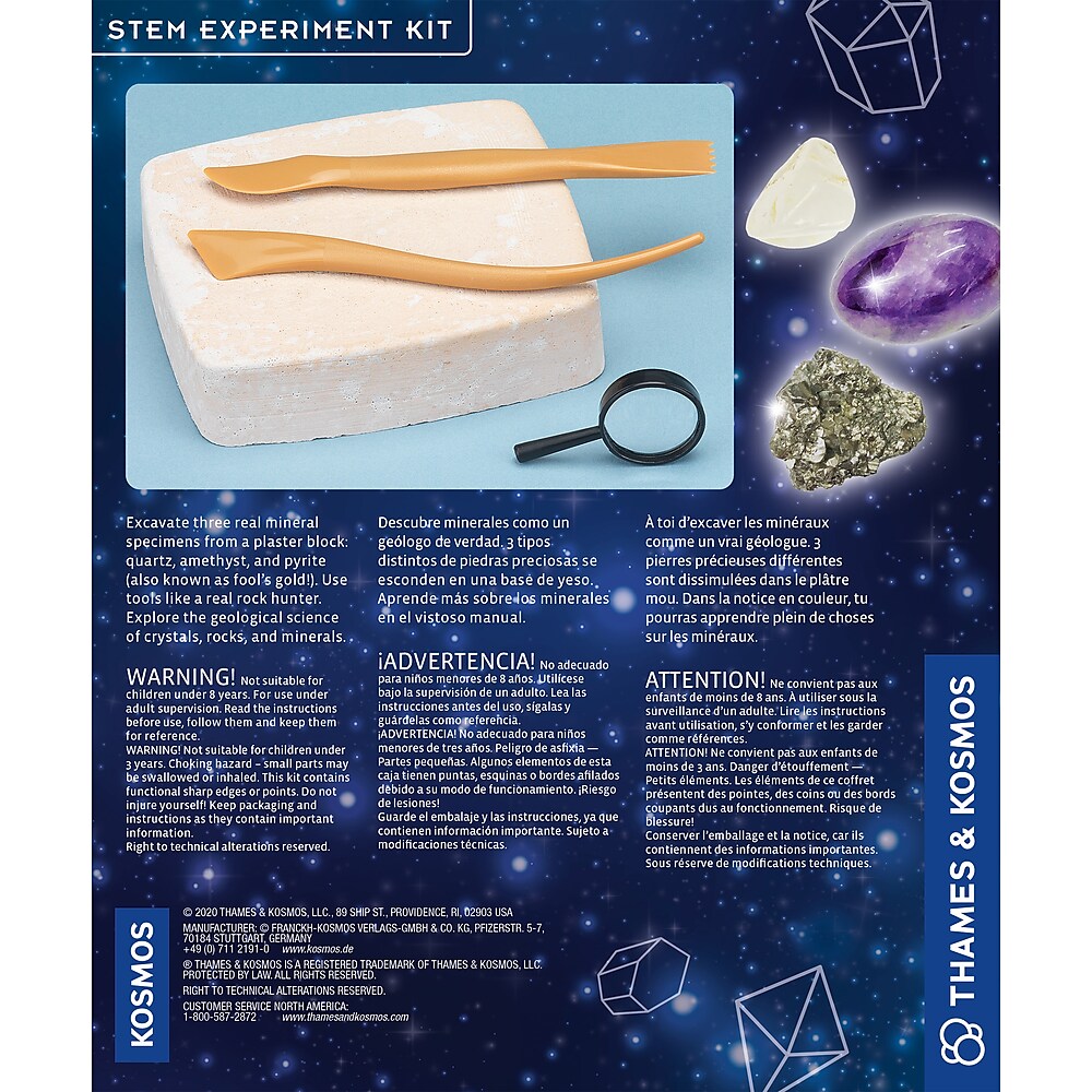 Thames & Kosmos STEM Experiment Kit Amazing Minerals